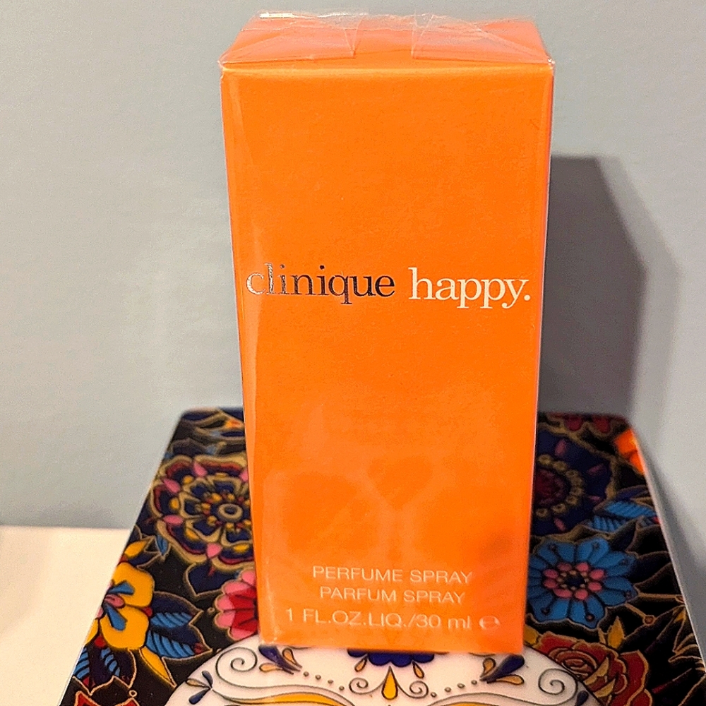 NIB SEALED CLINIQUE HAPPY PERFUME SPRAY/PARFUM SPRAY 1 FL. OZ